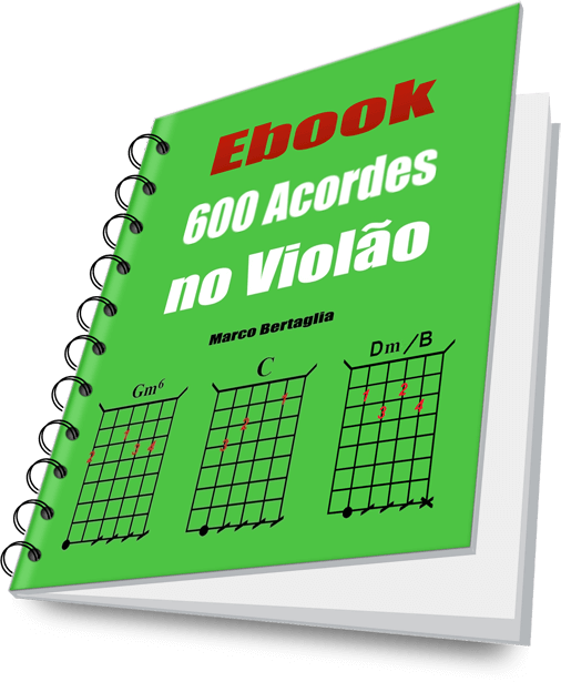 curso de violão online intermediário - ebook 600 acordes no violão